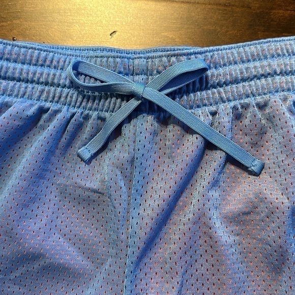 Danskin Now athletic shorts blue hot pink size small - Picture 2 of 6